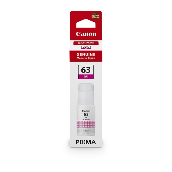 Picture of Canon GI63 Magenta Ink Bottle