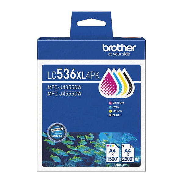 Picture of Brother LC-536XL BCMY Pack