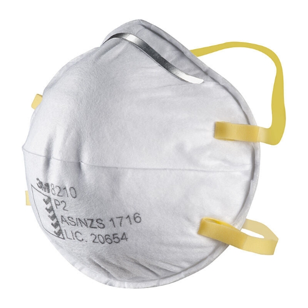 Picture of 3M8210  P2 Resp Cupd Ctn20 Bx8
