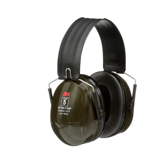 Picture of 3M H520F Earmuff Fold Grn Cs10