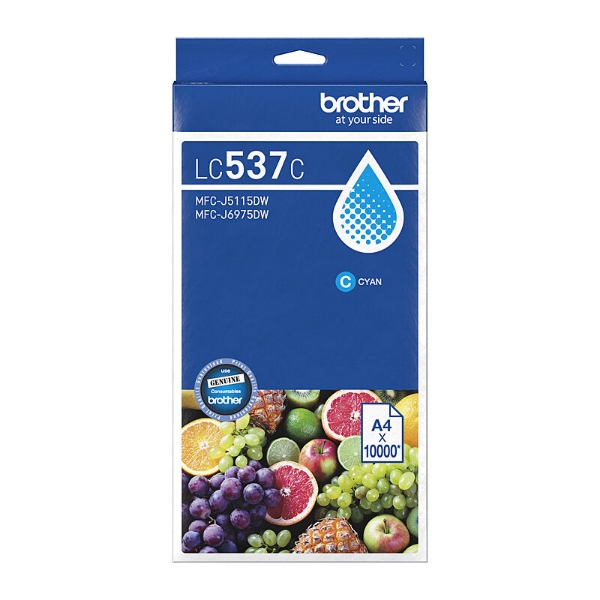 Picture of Brother LC-537 Cyan Ink Cart