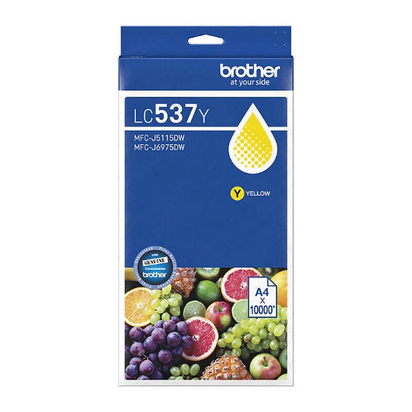 Picture of Brother LC-537 Yel Ink Cart
