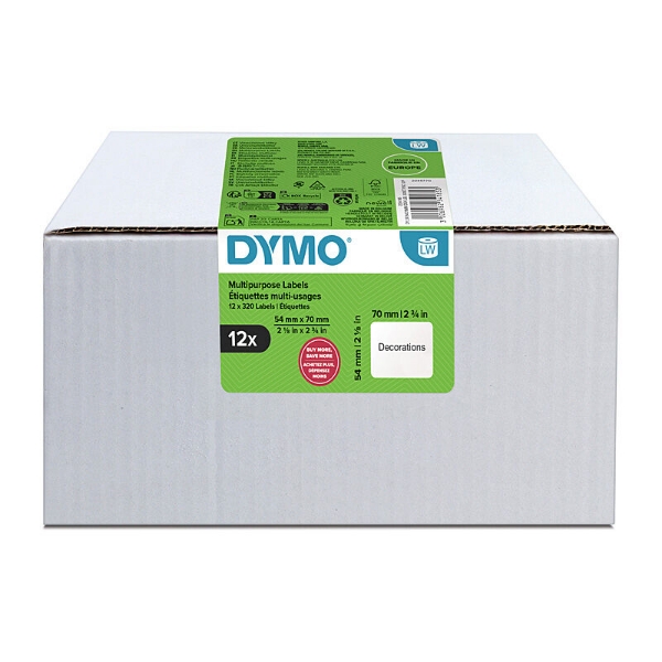 Picture of Dymo LW Multi Lbl 54x70mm Pk12
