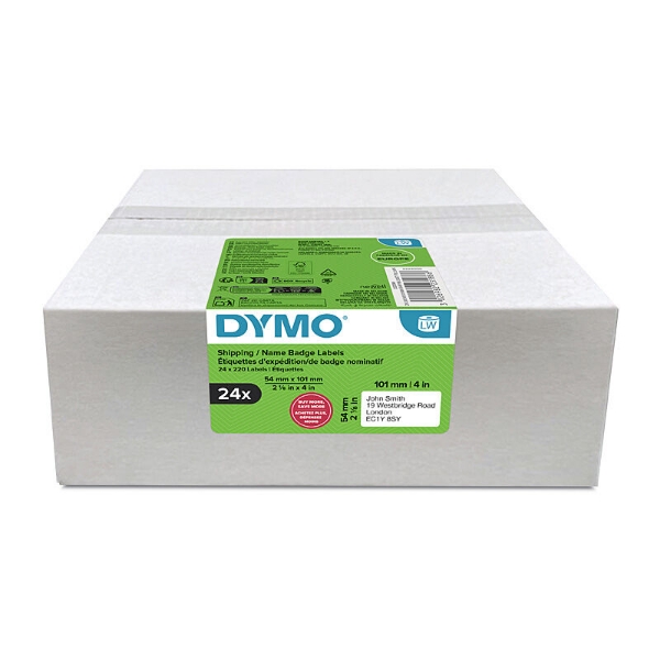 Picture of Dymo LW Ship Lbl 54x101mm Pk24